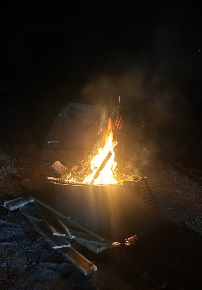 Bonfire on the beach